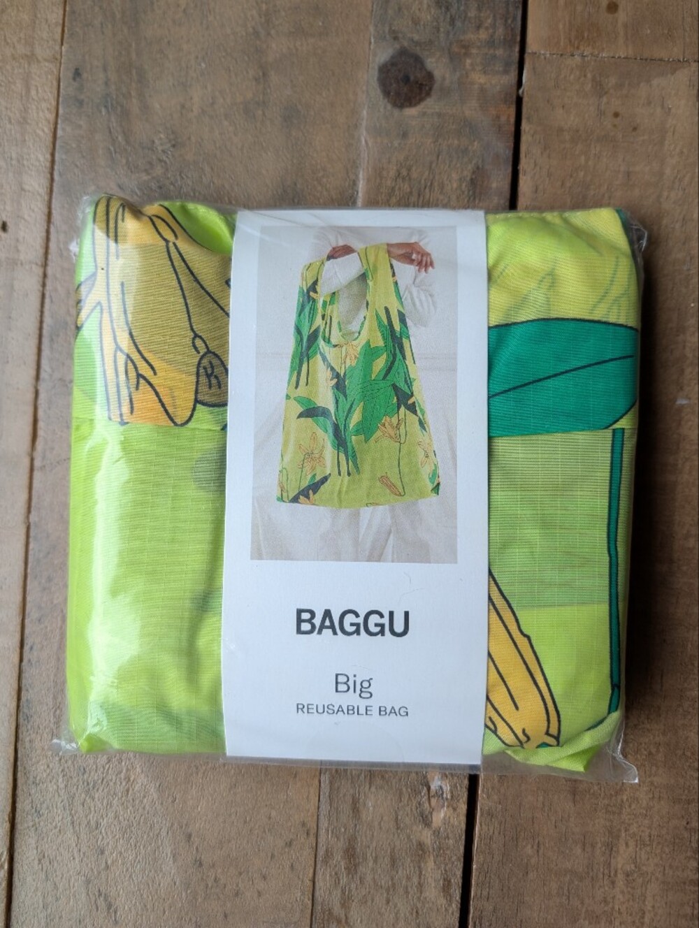 BAGGU Big Baggu Reusable Tote in Yellow Lily - Discontinued